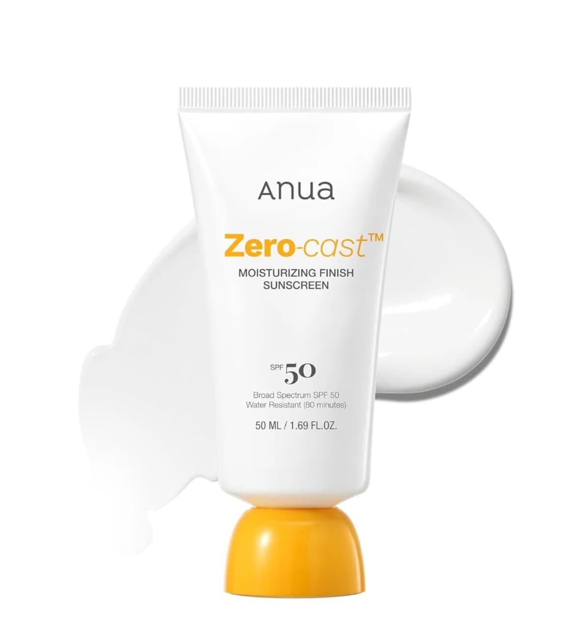 ANUA ZERO-CAST MOISTURIZING FINISH SUNSCREEN 50ML