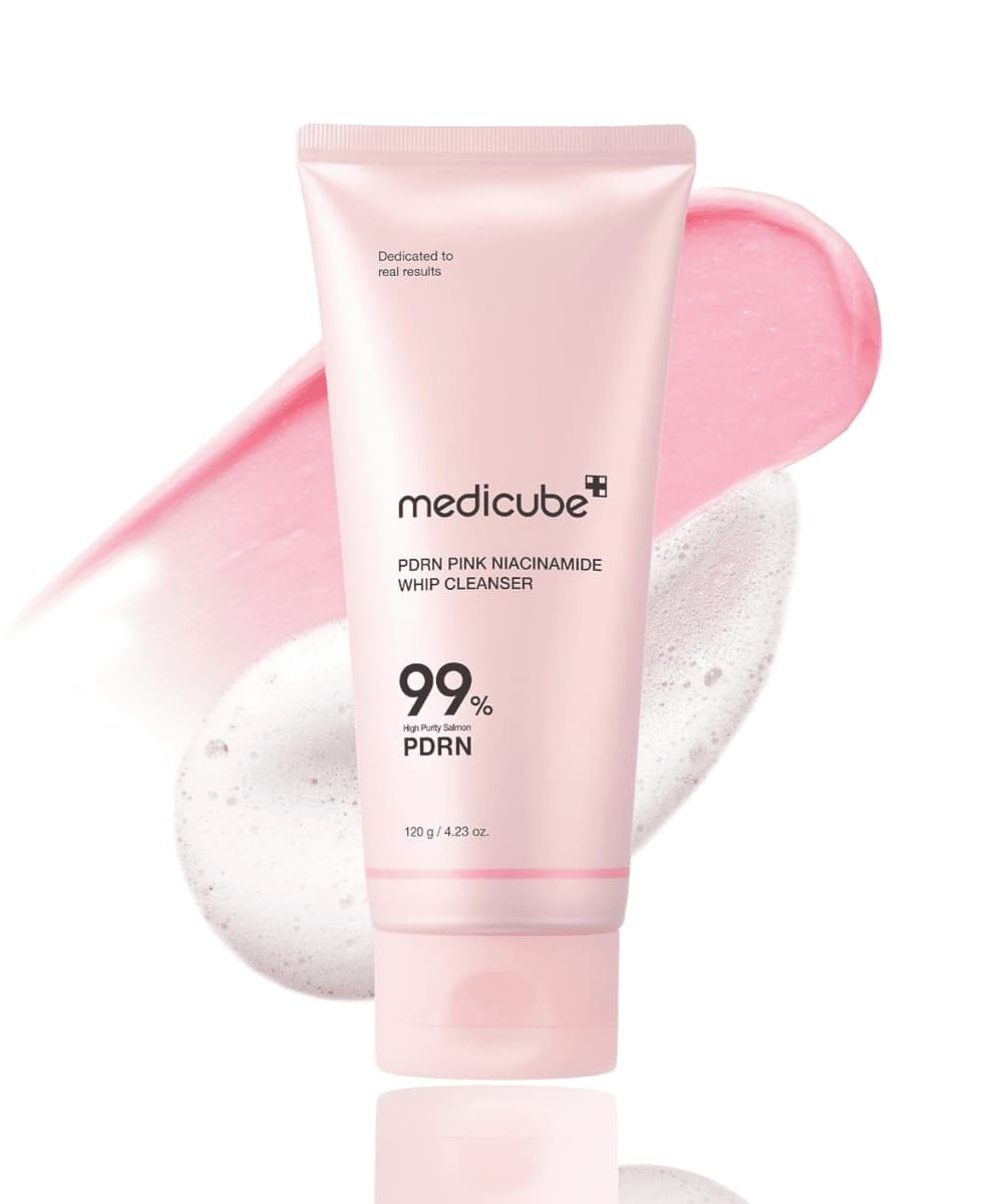 Medicube PDRN Pink Niacinamide Whip Cleanser 120g