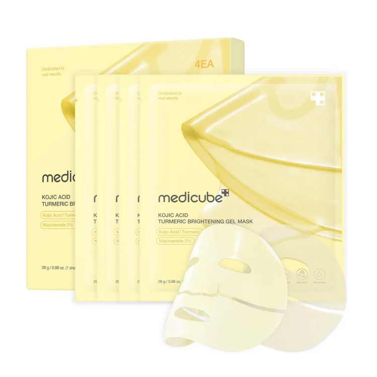 ماسك الجيلي الذهبي بالكوجيك أسيد والكركم من ميديكيوب