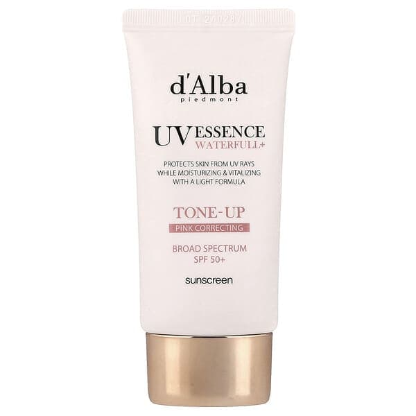 d'Alba UV Essence Waterfull Tone-up Pink Correcting Sun Cream spf 50+ PA++++