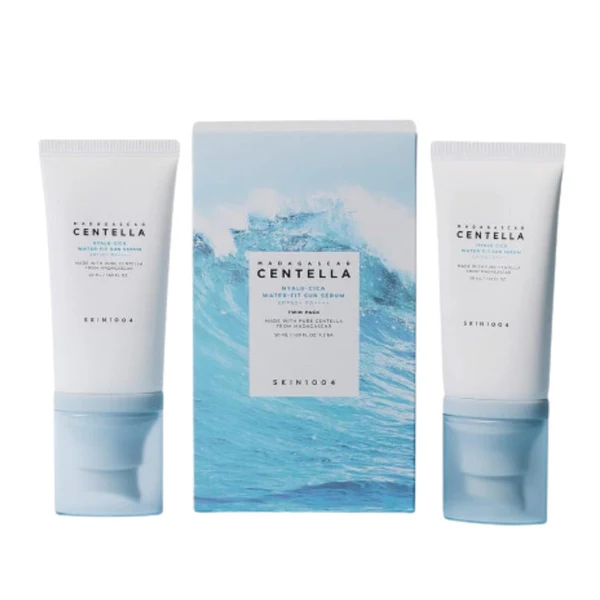 SKIN1004 Madagascar Centella Hyalu-Cica Water-Fit Sun Serum TWIN PACK