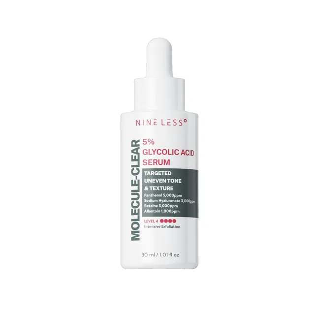 NINELESS MOLECULE CLEAR GLYCOLIC ACID SERUM 30ML