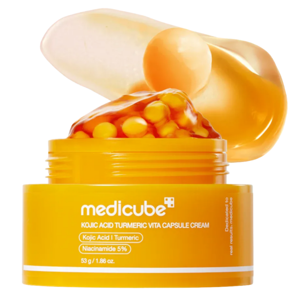 كريم ميديكوب بكبسولات فيتا بحمض الكوجيك والكركم