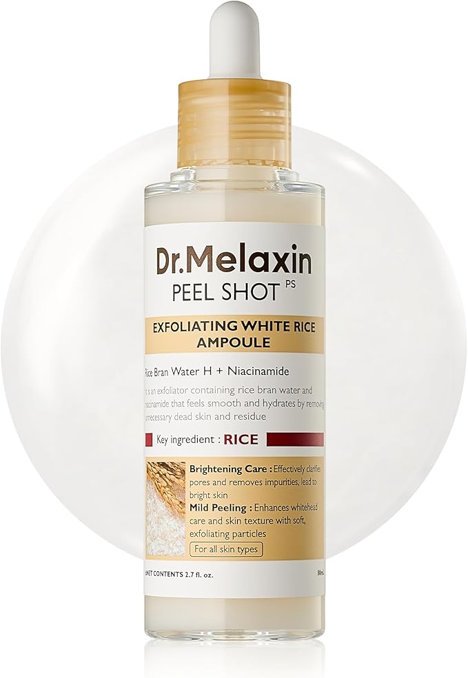Dr. Melaxin Peel Shot Exfoliating White Rice Ampoule